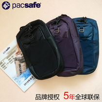 Pacsafe anti-cut anti-theft waterproof multi-function messenger bag mens and womens sports shoulder bag leisure travel chest bag