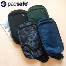 Pacsafe multi-functional large-capacity one-shoulder messenger mens and womens chest bag anti-theft waterproof anti-cut sports leisure travel