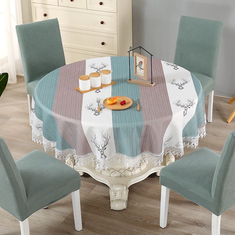 Large Round Table Cloth Dining Table And Chairs Subset Round Table Clothing Round Table Cloth Hotel Hotel Table Cloth Round Table Tablectable Cloth