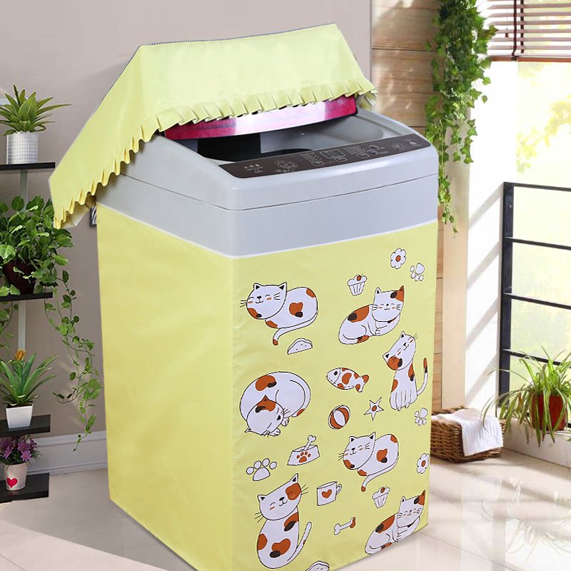 Silver-coated cloth waterproof sunscreen washing machine cover simple upper opening fully automatic universal Haier Panasonic Midea Little Swan