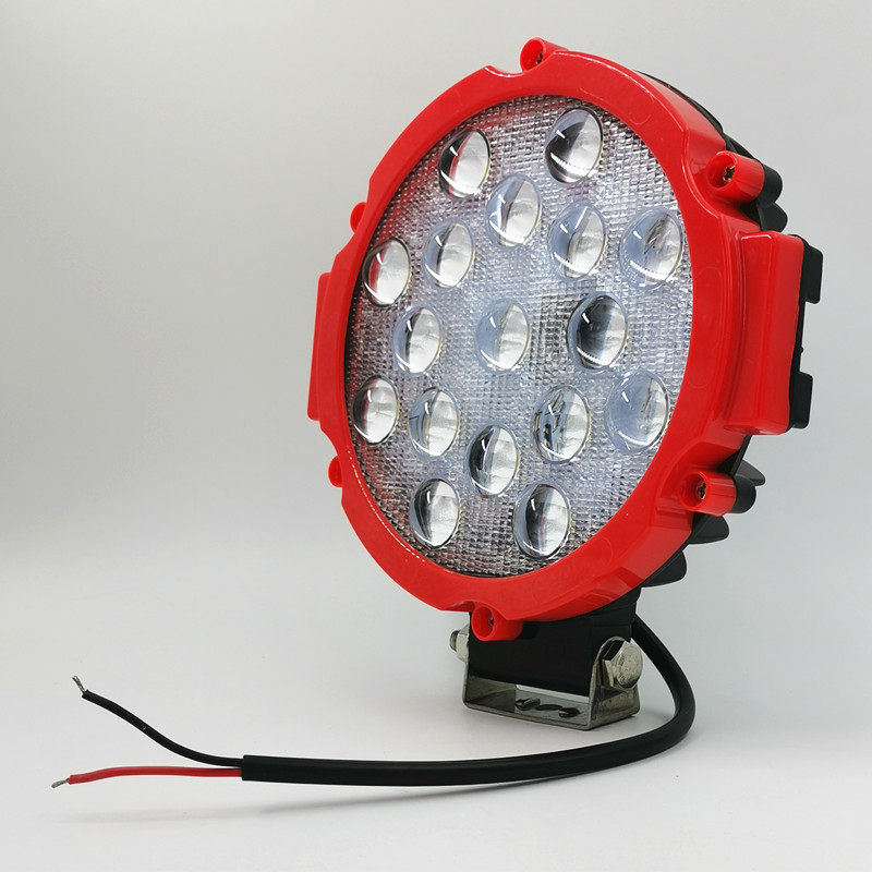 Super bright car off-road modified roof LED spotlight front bar light 12V24V spotlight high beam license plate auxiliary living room light