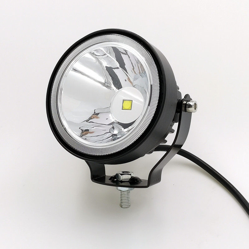 4-inch round ultra-concentrated small sun LED spotlight 24V wagon retrofit fog light reversing light 12V locomotive living room light