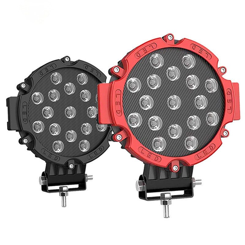 51W round off-road headlight LED modified ceiling lamp 12V24V proximity light to fit external living room lamp