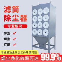 Pulse Filter Cartridge Dust Collector Single Machine Filter Barrel Filter Cartridge Filter Core Industrial Workshop Polished Welding Smoke Laser Cut Dust Dust Collector