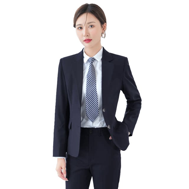 ທຸລະກິດໃສ່ຊຸດແມ່ຍິງ stretch work clothes suit slim temperament small suit jacket black spring and autumn new women's clothes