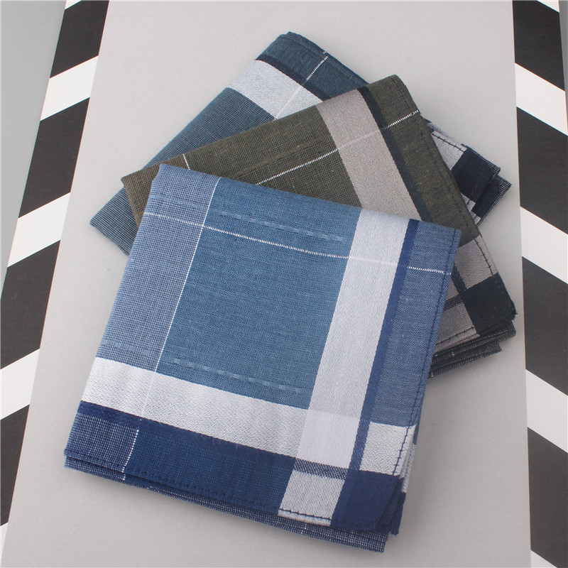 Fashion Men's Pure Cotton Man Man Fashion Man Wiped Sweat Handkerchief Soft Fabric Wipe