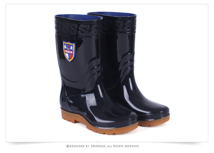 Chaussures - bottes caoutchouc homme pour hiver - semelle tendon - Ref 961552 Image 17
