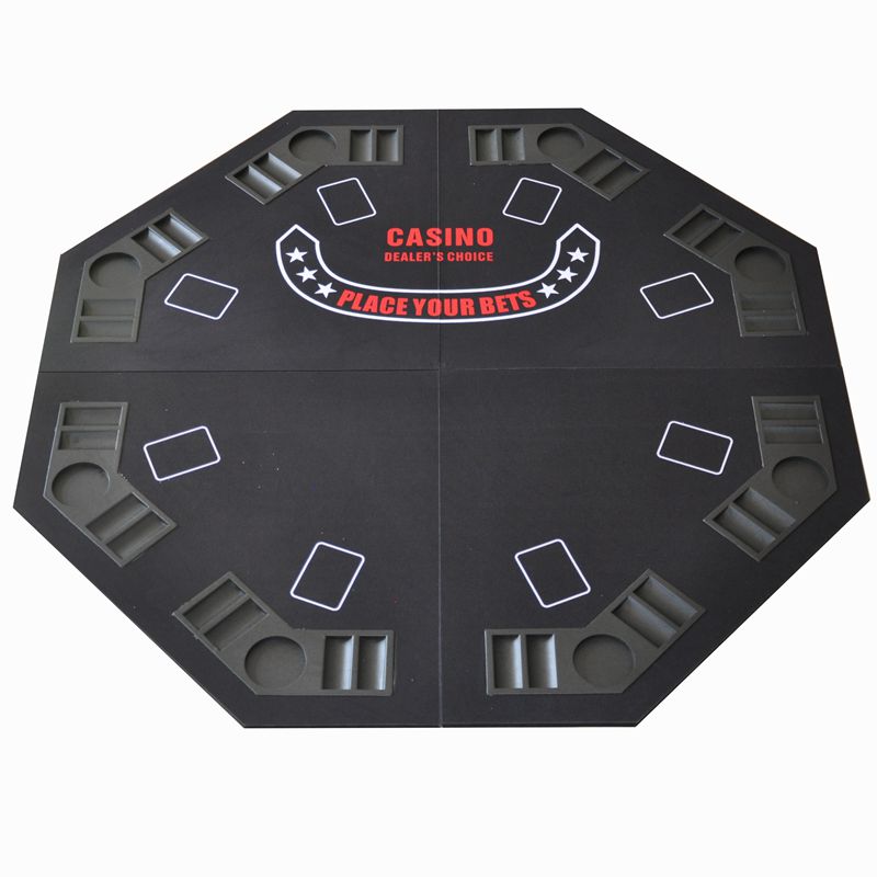 Portable small octagonal table folding table Poker chips Texas Hold'em table Texas Hold'em Mahjong Texas Table