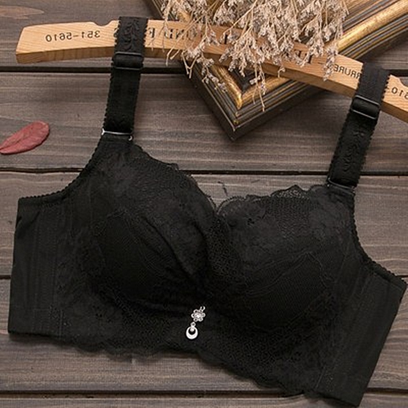 Không vòng thép hạnh phúc tụ tập sexy dày ngực nhỏ phẳng ngực siêu dày thêm dày 6cm cáo đồ lót womens áo ngực một cốc.