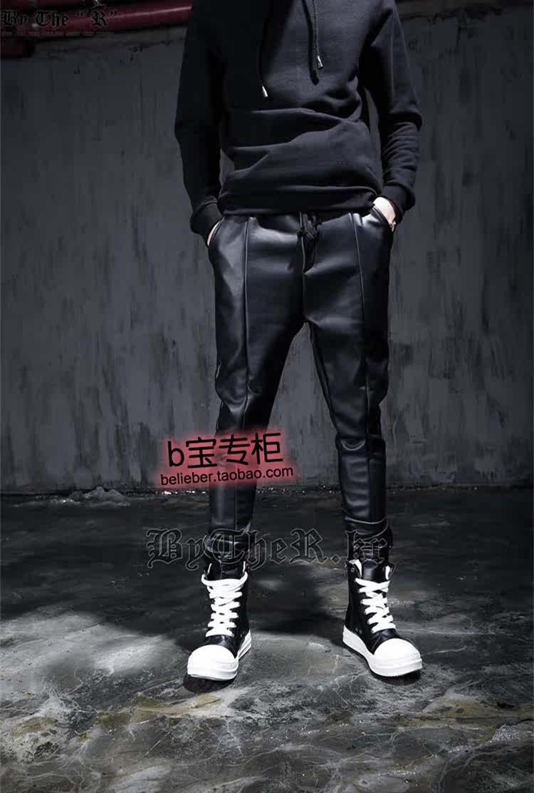 Pantalon cuir homme pour adolescent - Ref 1489942 Image 3