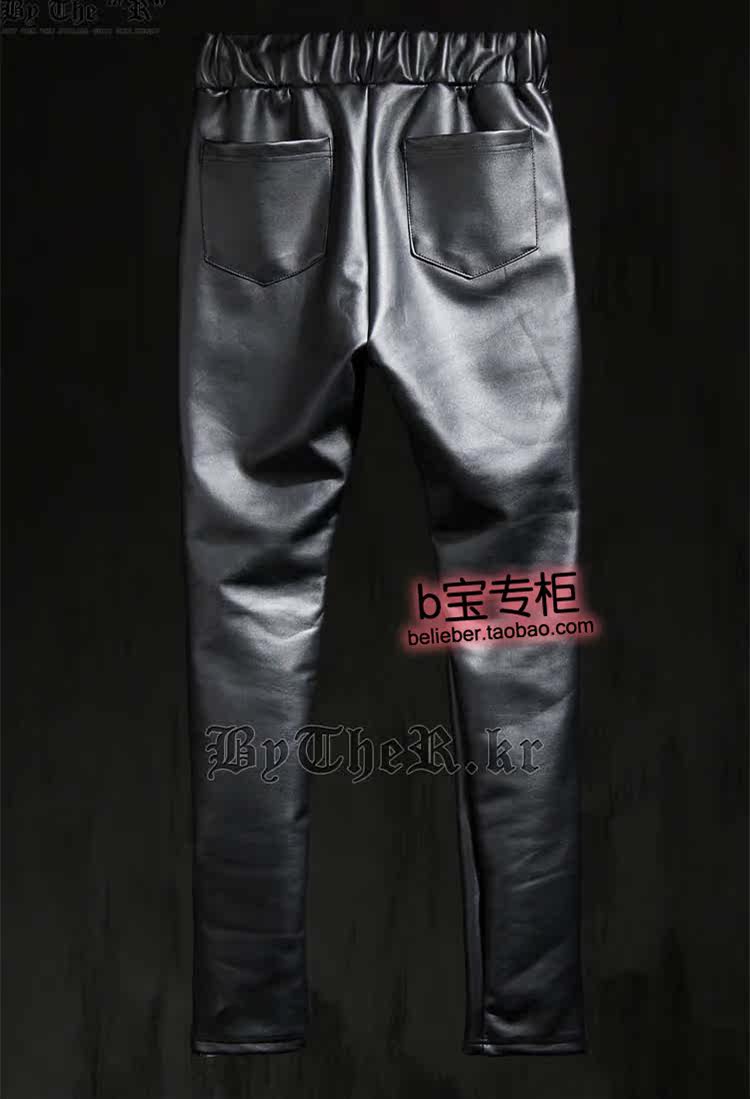 Pantalon cuir homme pour adolescent - Ref 1489942 Image 6