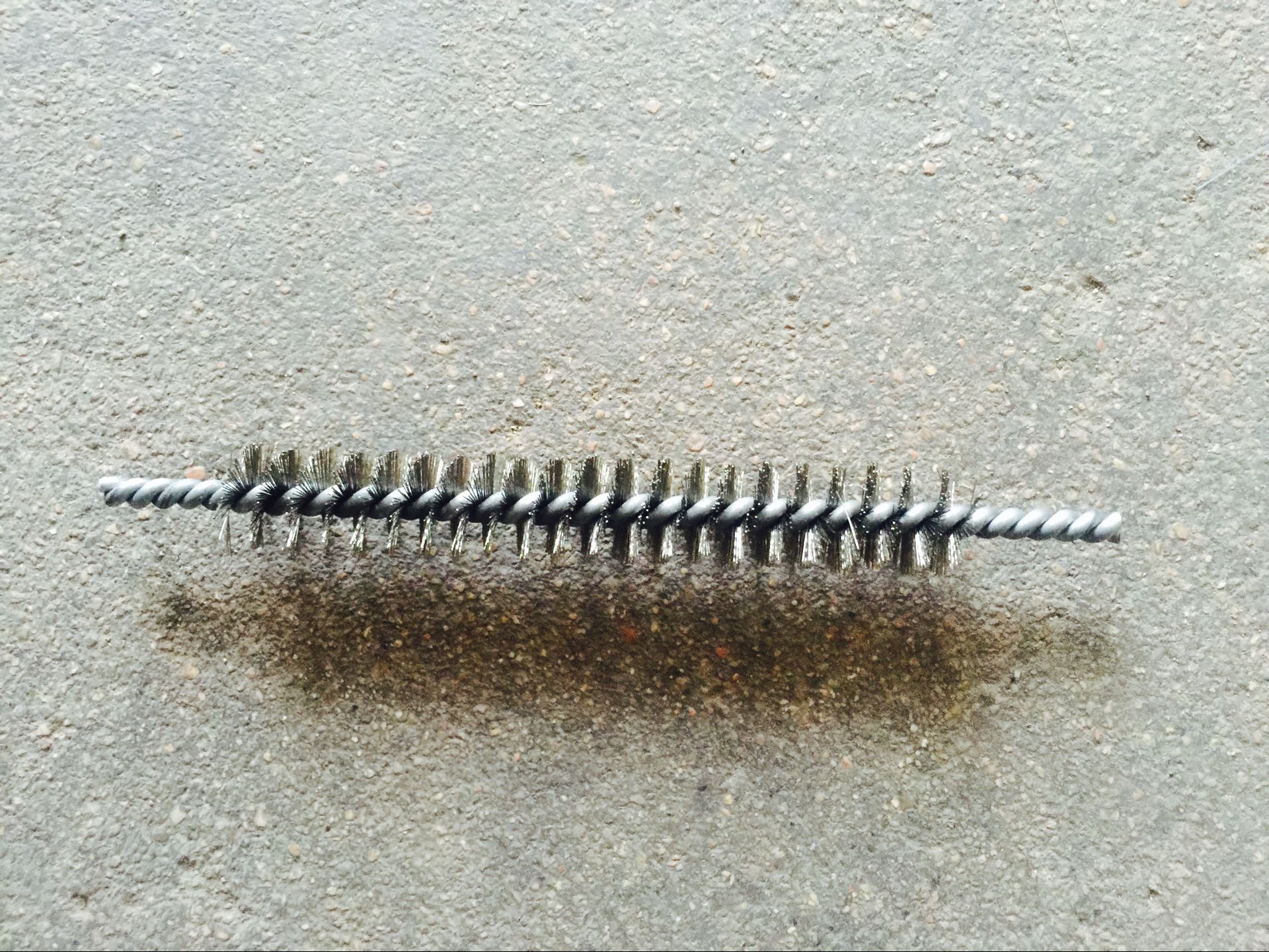 Twisted wire spiral winding brush pipe brush test tube brush industrial pipe test tube cleaning brush