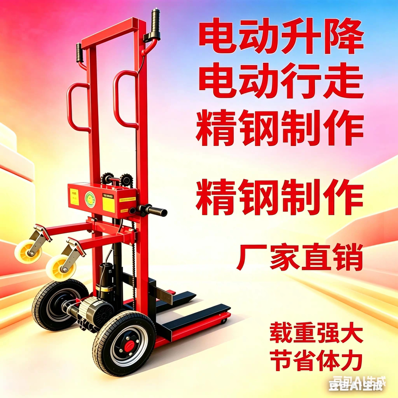 Electric Transport Cart, Electric Handcart, Electric Stacker, Electric Lift Truck, Electric Pull Cart, Tiger Cart