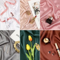 ins wind mercerized cloth Silk photo background cloth Jewelry jewelry swing shooting props Photography background cloth shooting props
