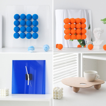 Photo background board Klein blue decorative painting simple style creative small decoration clothing store photography props layout