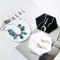 PVC marble mat photo props ornaments Jewelry Nail art props Coasters photography shooting props