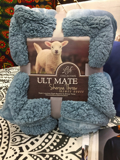 Macaron double layer lamb velvet blanket thickened single and double blanket coral velvet blanket winter