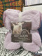 Macaron double layer lamb velvet blanket thickened single and double blanket coral velvet blanket winter