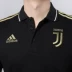 Áo thun ngắn tay bóng đá Adidas nam 19 mùa hè mới Juventus đào tạo áo POLO thoáng khí DP3824 - Áo phông thể thao Áo phông thể thao