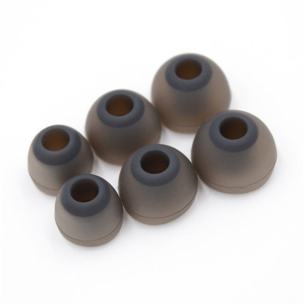 BQEYZ large, medium and small size silicone earplugs 3 pairs of earphone ear caps