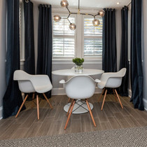 Nordic dining chair with armrest FRP EMS chair designer home computer chair wooden foot stainless steel foot DAW