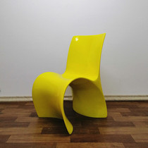 Creative H-shaped chair three skin chair Reception shopping mall hotel leisure chair aesthetic chair dining chair three skin chair