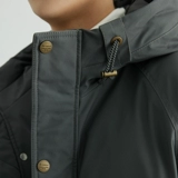 Бархатный черный зимний пуховик, утепленная трендовая дорожная куртка, утиный пух