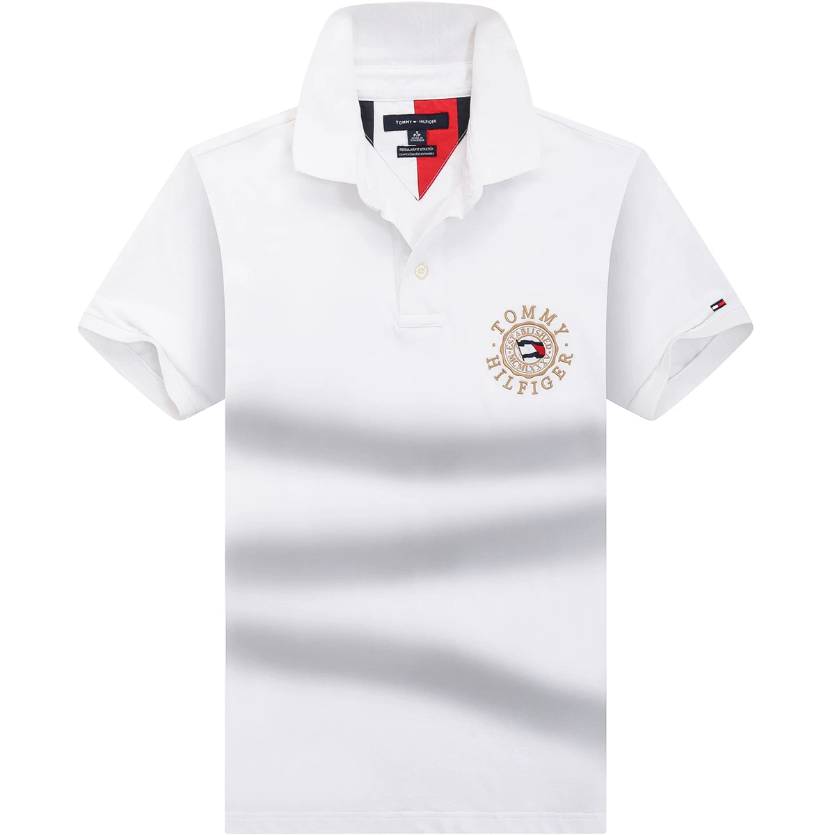 Tommy Hilfiger, хлопковое поло, футболка, США, с вышивкой