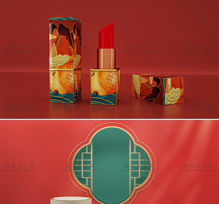 模型-C4D国潮场景模型精选集，110个C4D文件+PSD文件+JPG预览图插图83小新卖蜡笔