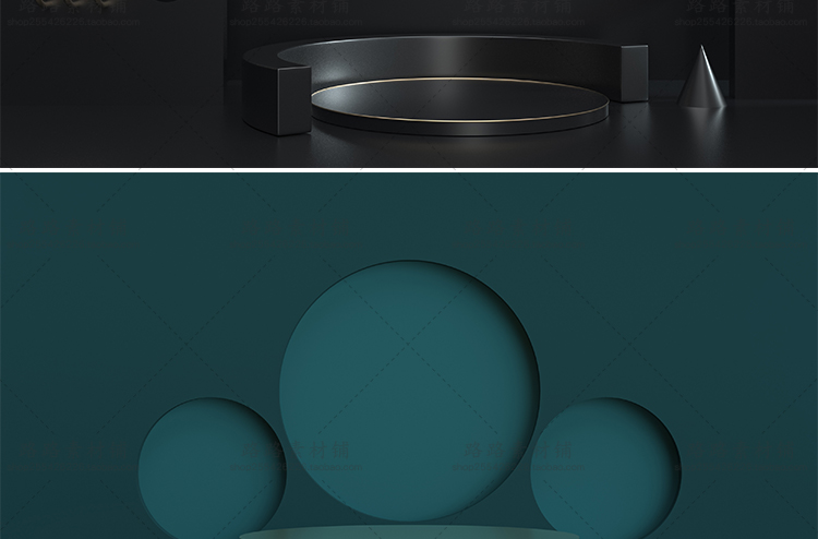 模型-C4D国潮场景模型精选集，110个C4D文件+PSD文件+JPG预览图插图8小新卖蜡笔