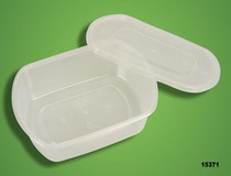 Meyang 15371 disposable snack box cutlery Grape Box Microwave Lunch Box Elliptical Dining Box 500ml 300