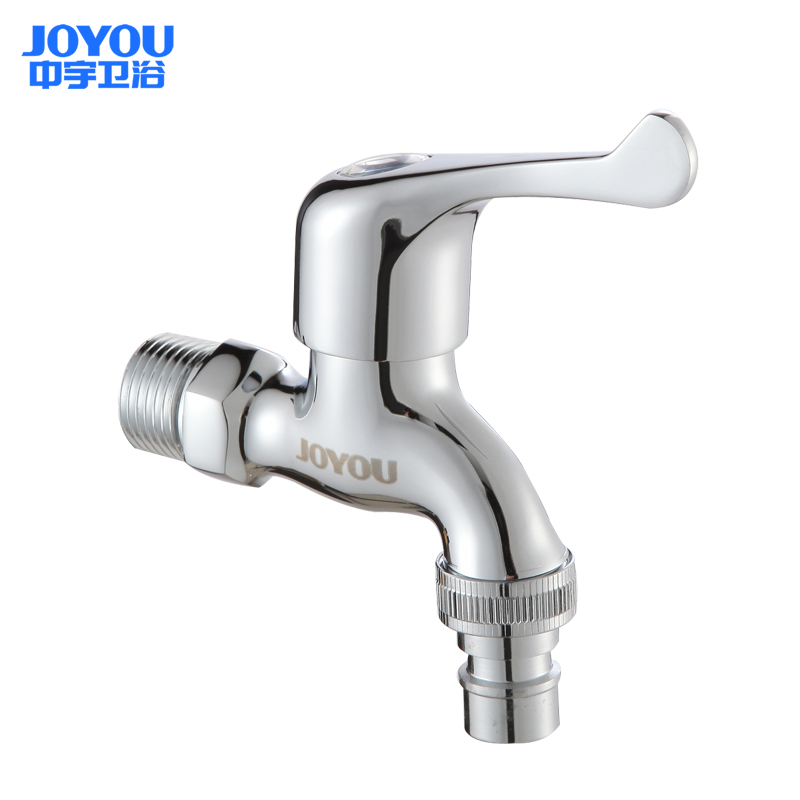 JOYOU Zhongyu bathroom common fast open tap Single cold full copper body 4 Sub-washer faucet