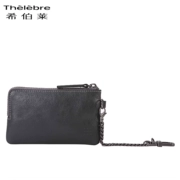 Thelebre Tiếng Do Thái Túi Chìa Khóa Unisex Xe Gói Key Da Thẻ Chìa Khóa Card Case