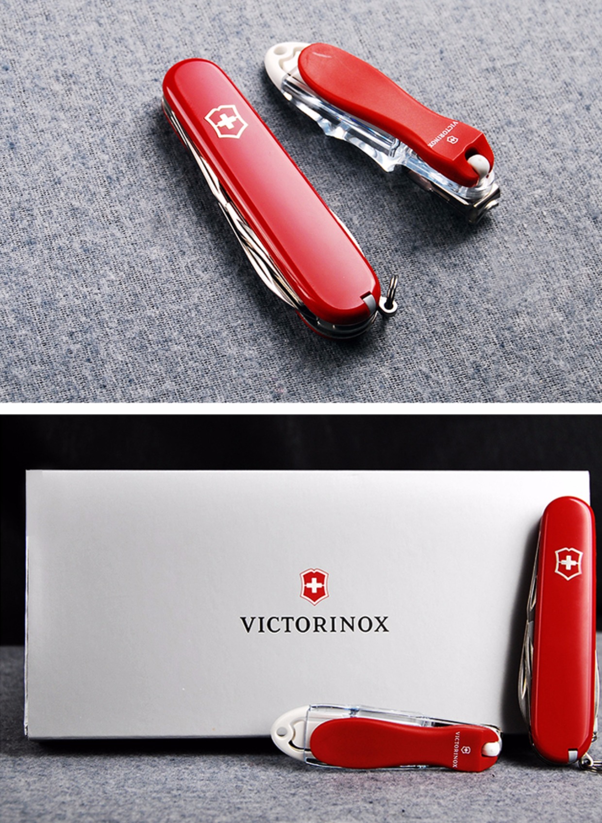 Bộ quà tặng dao quân đội Thụy Sĩ nhập khẩu bộ 11GB5 Vickers chính hãng 1.3603+ kéo cắt móng tay đa năng Thụy Sĩ dao quân đội Thụy Sĩ