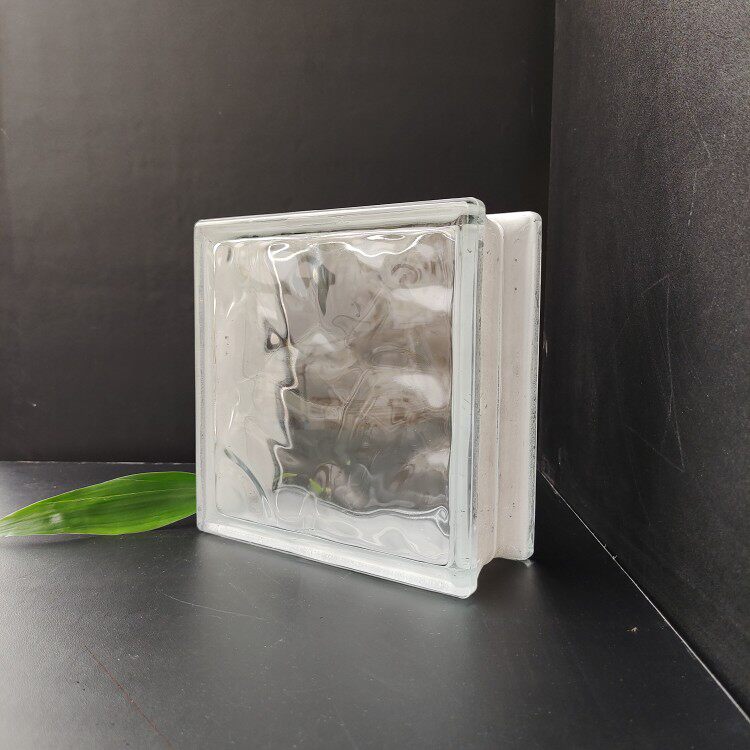 Etag 80002 Indonesia Imports Ultra White Clouds Fog Hollow Glass Brick Living Room Construction External Wall Translucent Square Brick