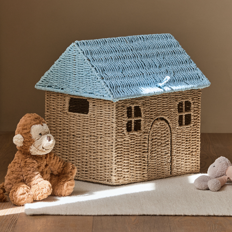 Cartoon Woven Toy Storage Basket Children's Room Organizer Dirty Clothes Basket Baby Cute Clothing Miscellaneous Storage Basket Cartoon Woven Toy Storage Basket Children's Room Organizer Dirty Clothes Basket Baby Cute Clothing Miscellaneous Storage Basket