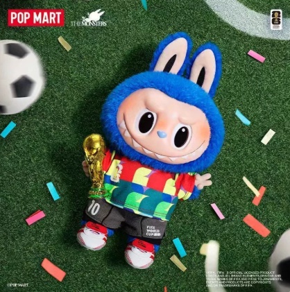 Popmart Labubu X Fifa Labubu World Cup Collaboration Series Vinyl Plush Figurines