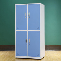 Steel staff iron cabinet locker factory staff dormitory changing wardrobe with lock locker shoe cabinet multi-door cabinet