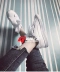 Puma 彪 giày trắng nơ ruy băng da trắng giày nữ bình thường 363073-02 Dép / giày thường