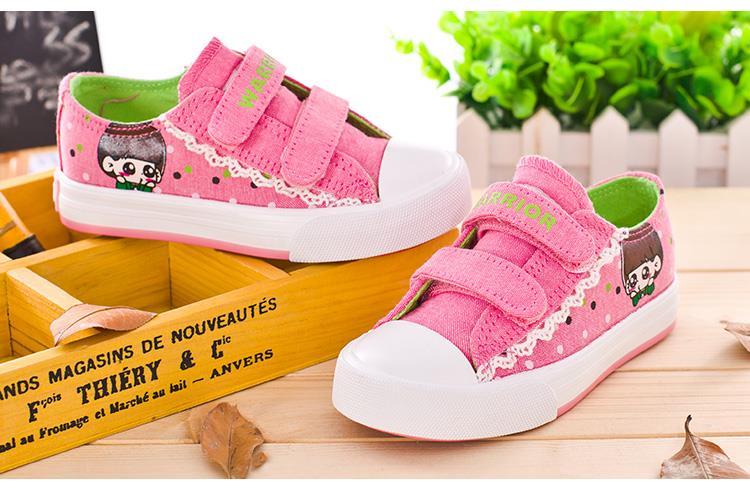 Chaussures de tennis enfants en toile WARRIOR totem pour printemps - semelle caoutchouc - Ref 987341 Image 55