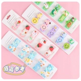 Кремовая заколка для волос, набор материалов, лента, комплект, шпильки для волос, аксессуар для волос, челка, «сделай сам», популярно в интернете