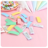 Кремовая заколка для волос, набор материалов, лента, комплект, шпильки для волос, аксессуар для волос, челка, «сделай сам», популярно в интернете