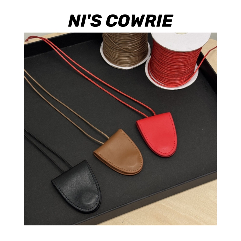 First-Layer Cowhide Magnetic Neck Strap Multifunctional Glasses Clip Lanyard Bag Sunglasses Chain Accessory Sweater Chain