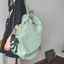 Japanese schoolbag female high school student light travel bag Japanese simple casual backpack male large capacity backpack