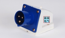 STE brand Santai industrial plug and socket 16A appliance socket surface mount plug ST-513 Blue 3P 6H 250V