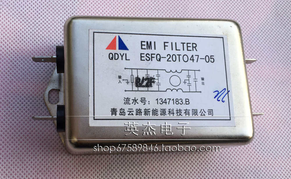 Universal power EMI filter CW4L2-20A-T 20A single-phase T bipolar AC 220V CW3-20A-T