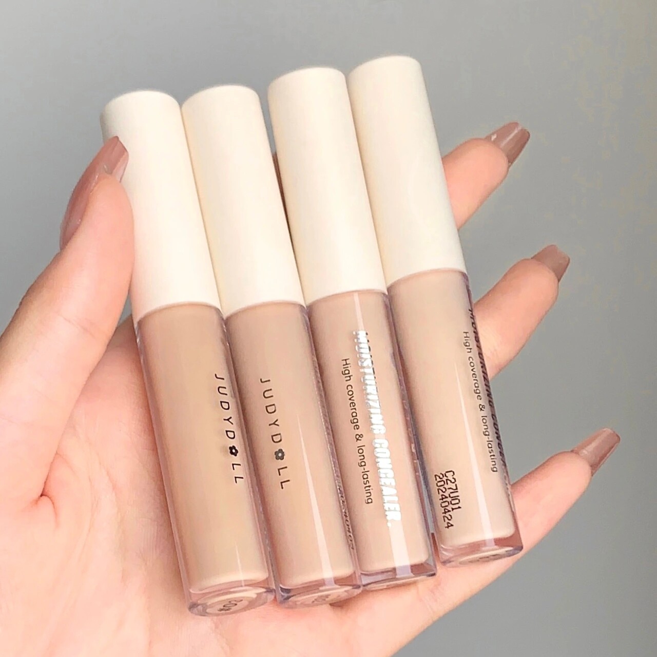 judydoll orange orange with a flawless paste pen covering the black eye ring face pimple spot jduto flawless pan