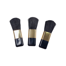 Bespoke (blush brushed 1]) Plastic handle flat blush brushed small flat brush with small portable beauty tool