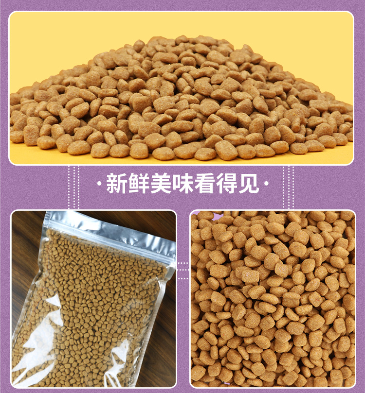 Thức ăn cho chó Bi Ruiji số lượng lớn 500 gram chó con chó trưởng thành thức ăn được gọi là Jin Mao Teddy thức ăn cho chó đất xé - Chó Staples do an cho cho