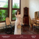 Huangzuozuo Sazuojia ຂະຫນາດນ້ອຍ slanted shoulder top trousers temperament ຊຸດແມ່ຍິງ summer ສອງສິ້ນ